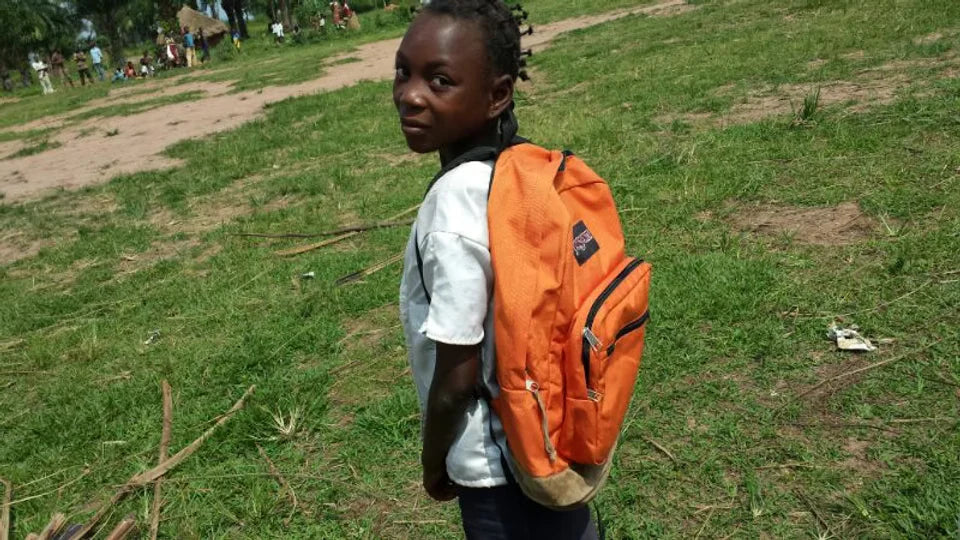 31 Backpacks Land in Kasai, Thanks to ABC Foundation